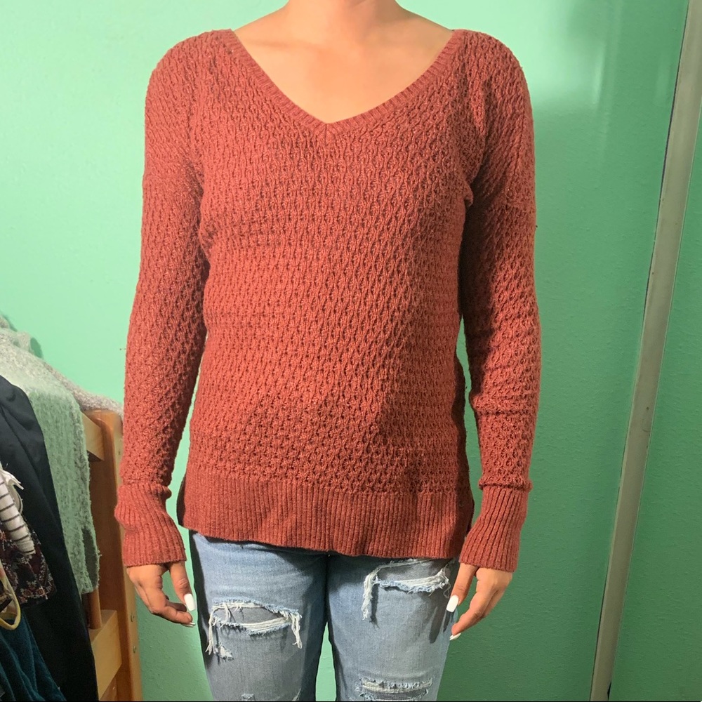 Long sleeve knitted shirt